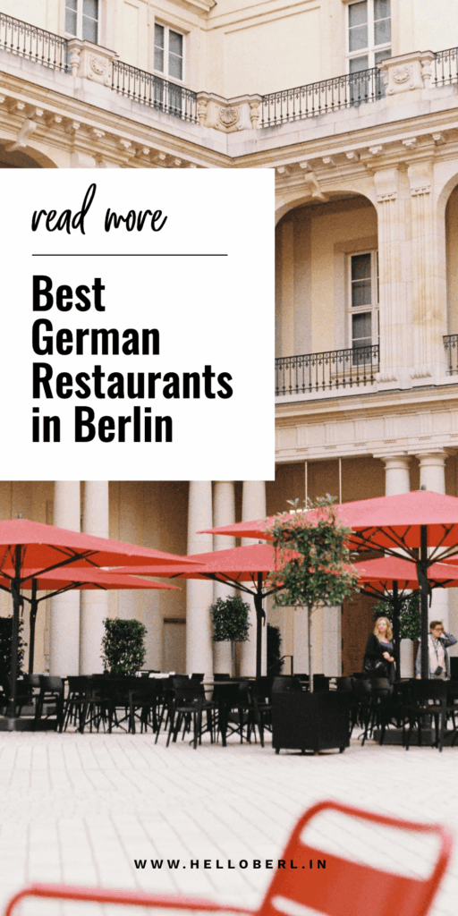 Best German Restaurants in Berlin