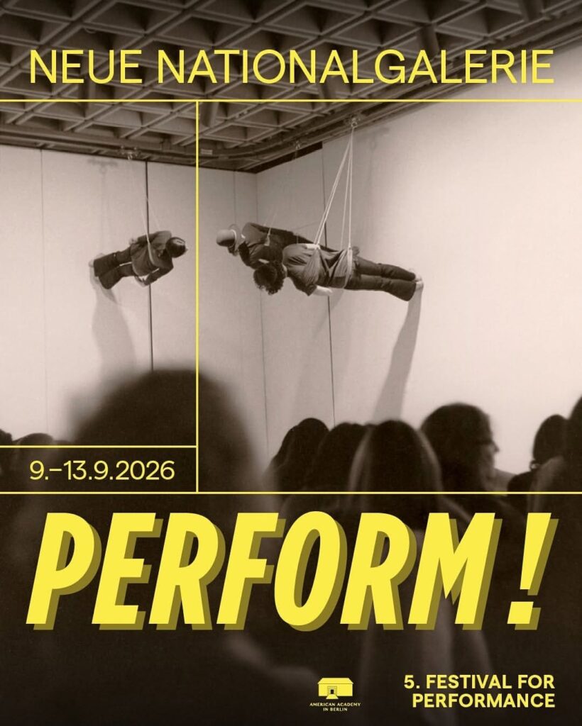 Berlin Art Week Perform!