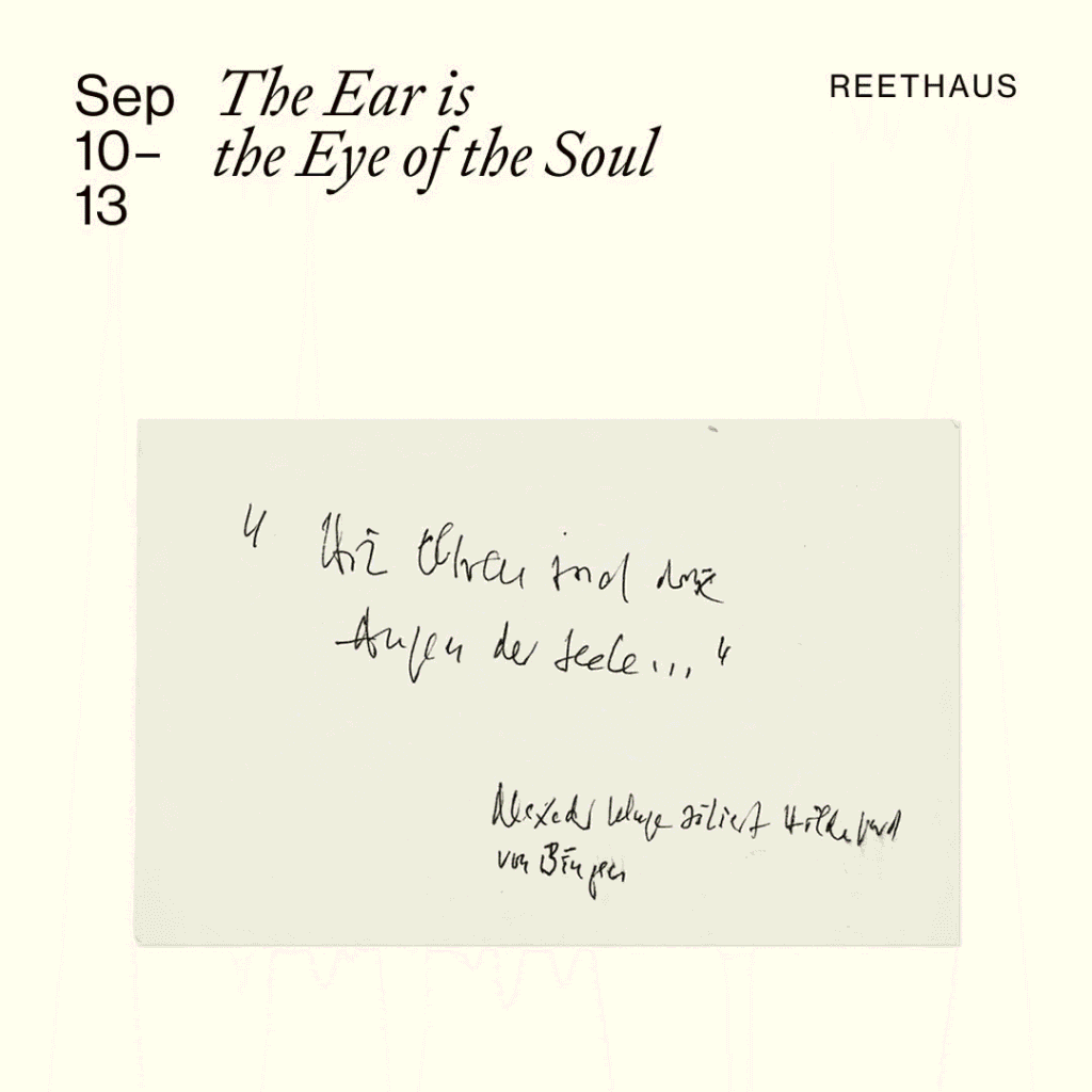 Berlin Art Week Reethaus